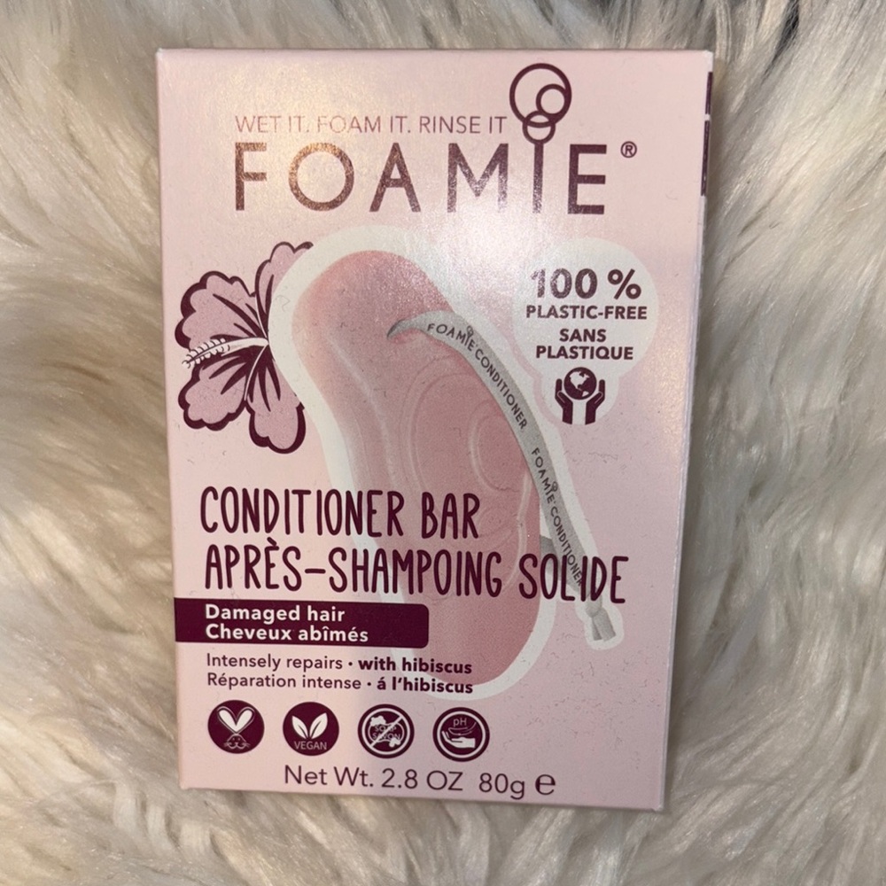 Pink Solid Conditioner Bar for Hair Care